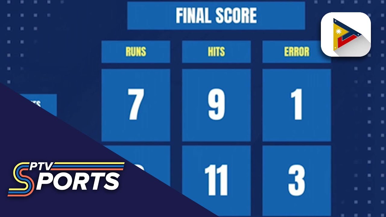 PH Baseball team, panalo kontra Hong Kong sa 2025 BFA Asian Baseball Championships