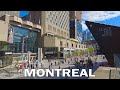 Montreal quebec 2022 walking downtown in quartier des spectacles place des arts