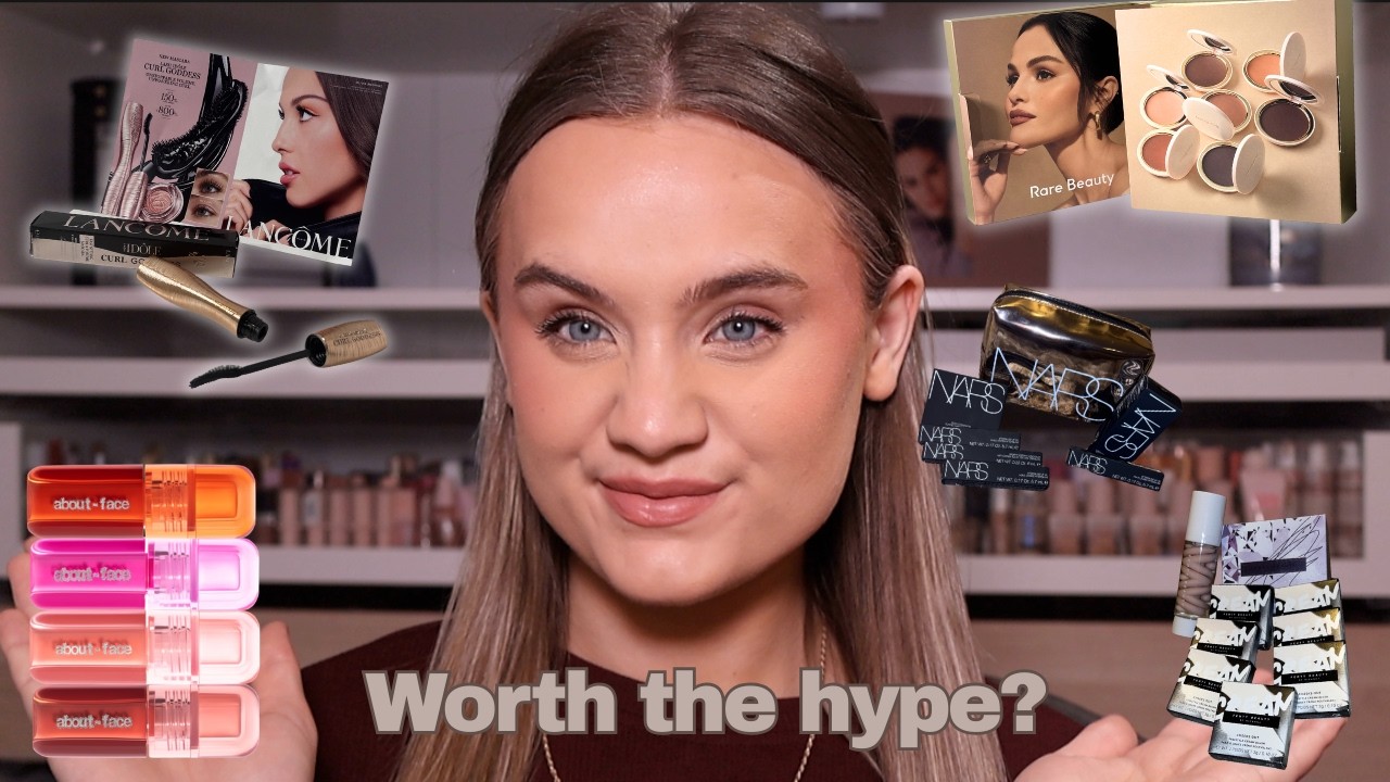 Пробую полный набор косметики, новинки макияжа (март 2026), масштабная распаковка и тестирование ...