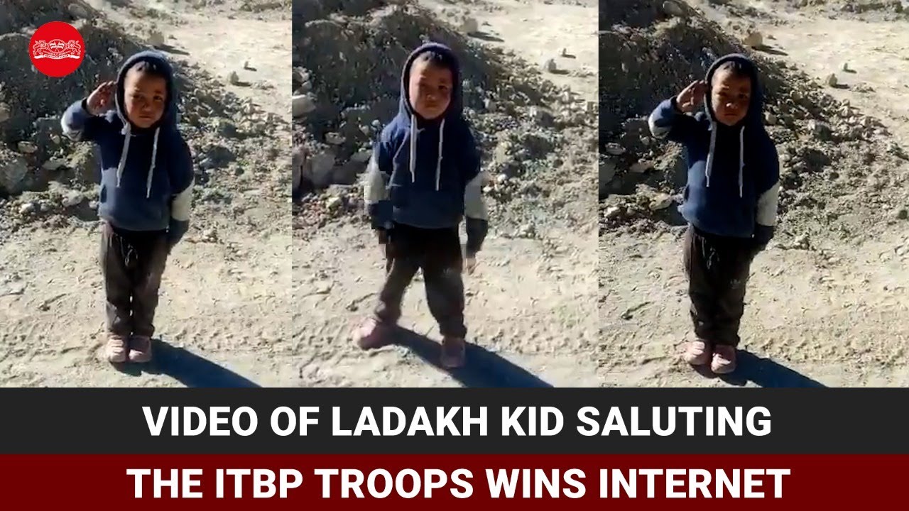 Watch | Video of Ladakh kid saluting the ITBP troops wins internet