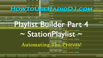 RadioDJ Playlist Builder Part 4 (Using StationPlaylist Software)