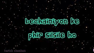 Karta Nhi Q Tu Mujhpe Yakeen| Tu Hi Hai - Half Girlfriend Lyrical Female - Varsha T | Karish Chauhan