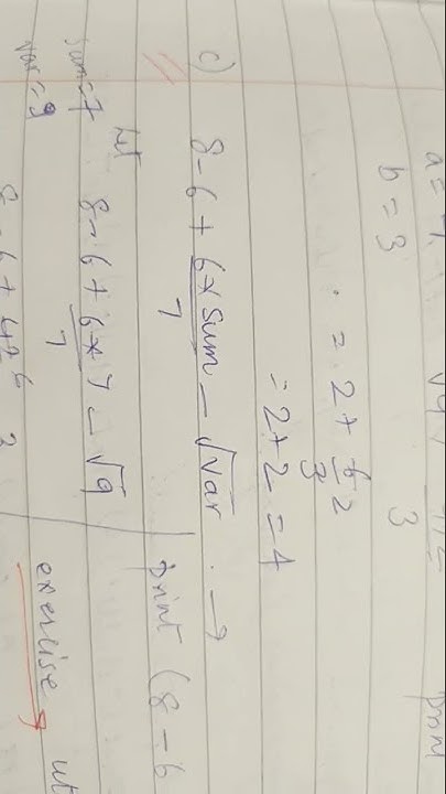 Algebraic expressions in Python class XI IP #python #pythonprogramming ...