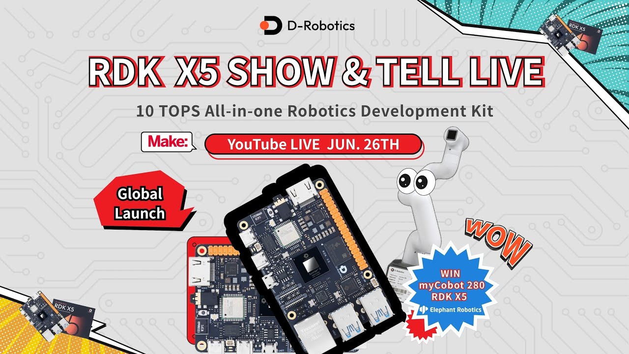 D-Robotics RDK X5 Show and Tell