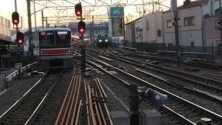 東急3000系3101編成特急海老名行&相鉄12000系12103編成快速横浜行　二俣川駅発車&到着