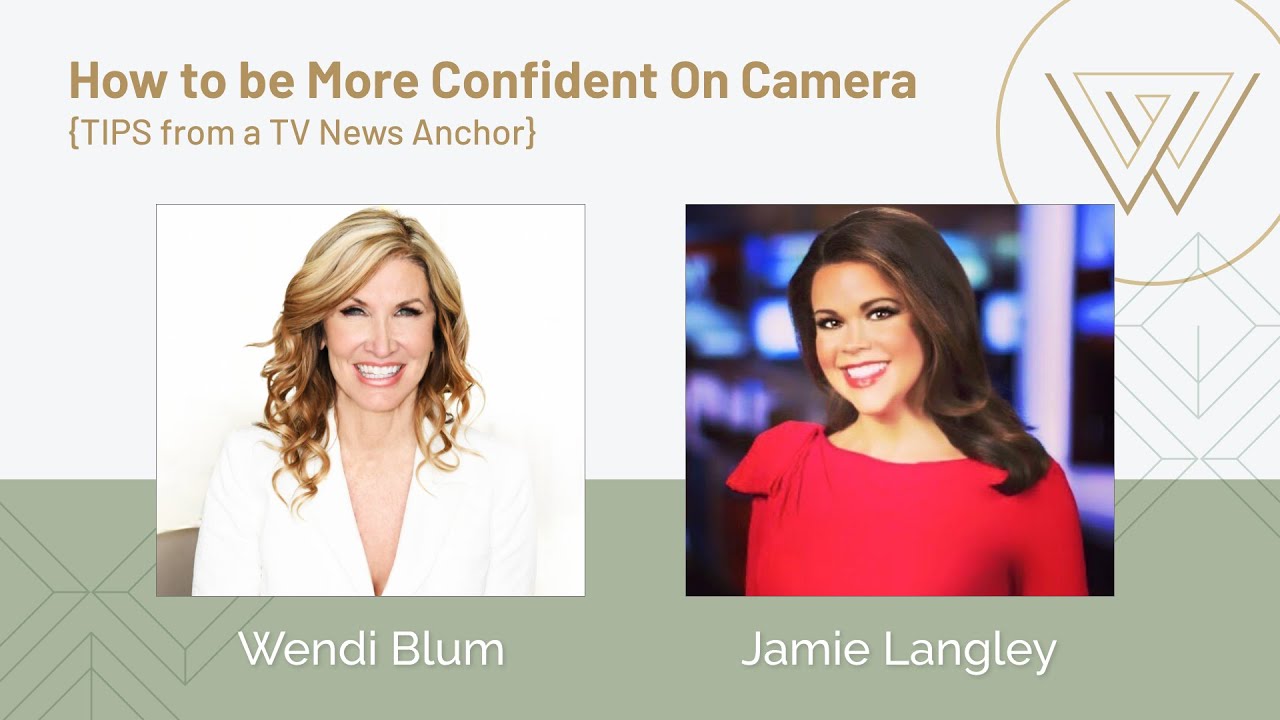 How to be MORE CONFIDENT On Camera {Tips From A TV News Anchor}