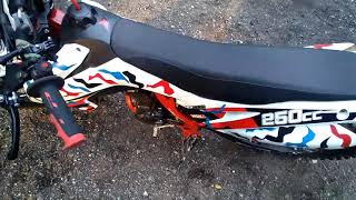 update on the | XMOTOS |250cc Dirt bike |a major test coming up