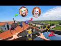 7 SPIDERMAN Vs SMILING WOMAN REAL LIFE ESCAPE 623.0 (Horror Parkour Pov Short) | Epic POV