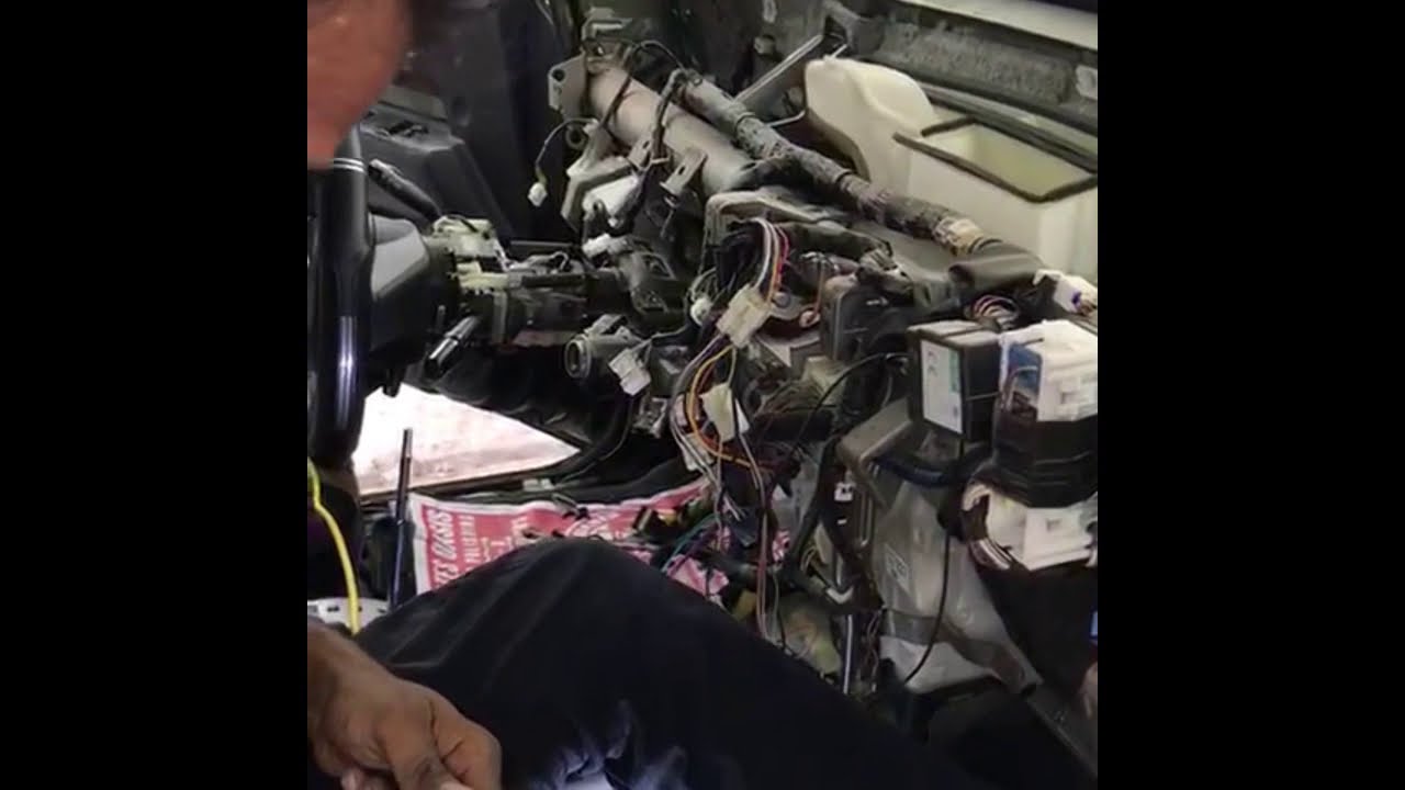 Toyota FJ Cruiser dash board removal YouTube