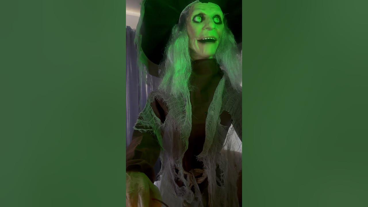 Home Depot 7 ft. Animated Lethal Lily Witch Part 5 homedepot 