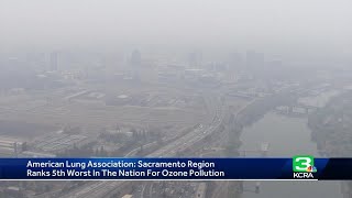 California is getting failing grades from a new air quality report
issue wednesday by the american lung association. finds seven of 10
most oz...