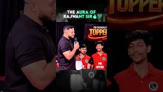 THE AURA OF RJ SIR☠️💥#pw #jee #neet #viral #shorts #shortsfeed #pwians #vidyapeeth #pwian
