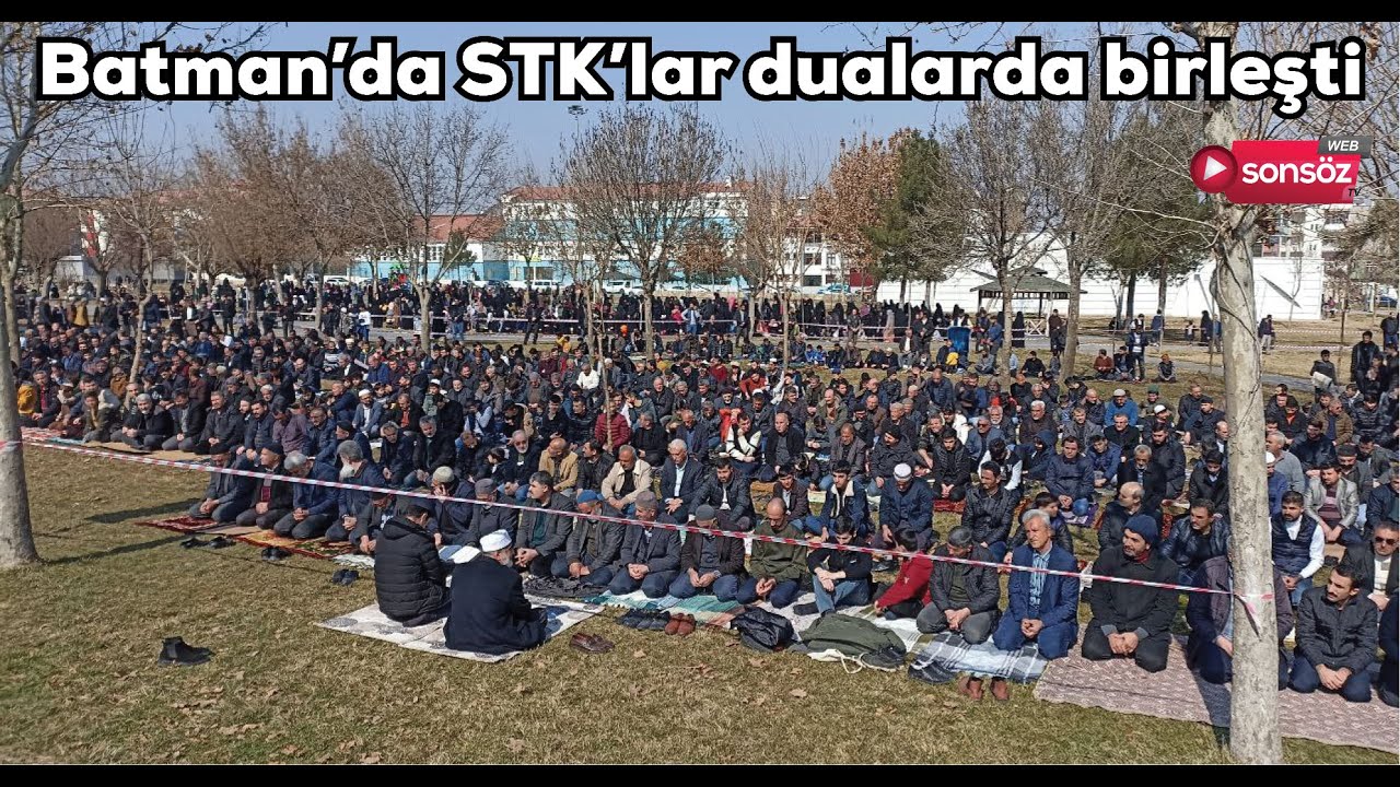 Batman&rsquo;da STK&rsquo;lar dualarda birleşti
