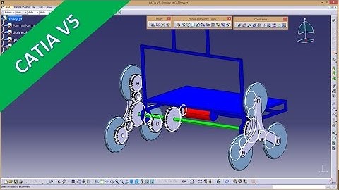 Trolley Part 4 - Assembly - Catia v5 Assembly & Kinematics - Publication
