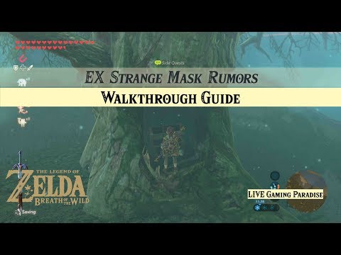 Video: Zelda DLC 1 - Korok Mask-locatie En De EX Strange Mask Rumors-zoektocht Uitgelegd