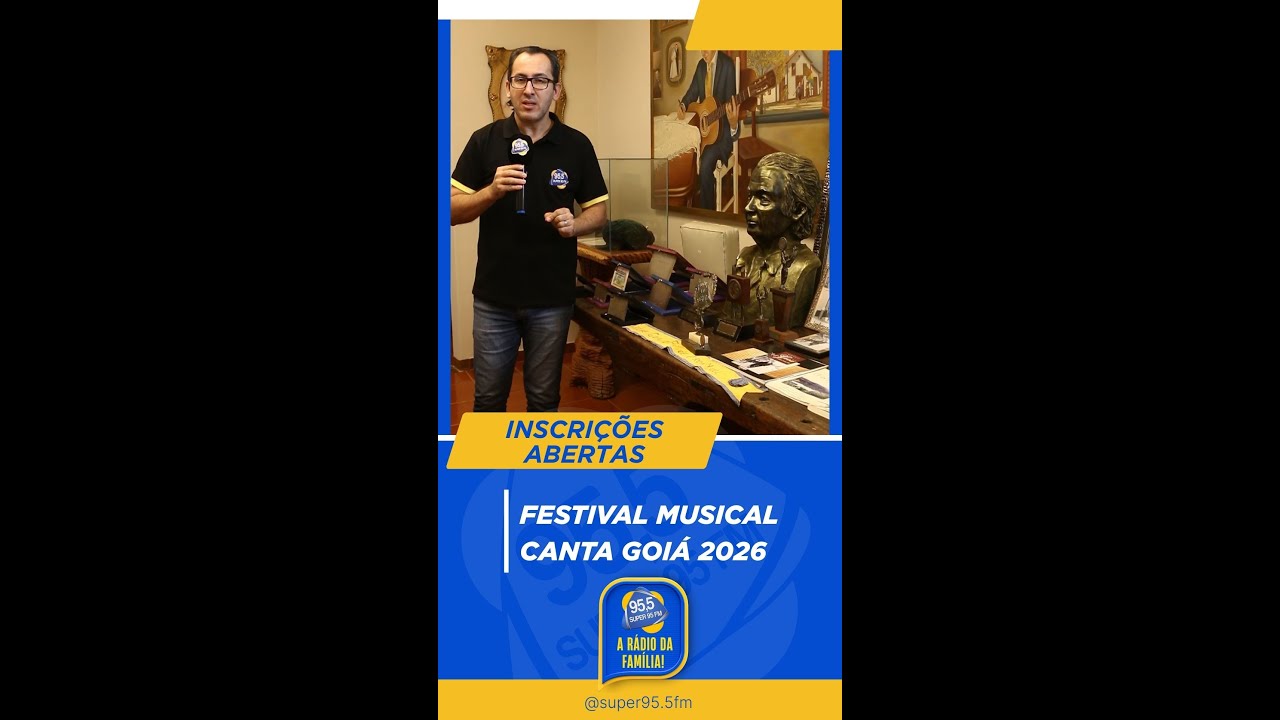 INSCRIÇÕES ABERTAS | Festival Musical Canta Goiá