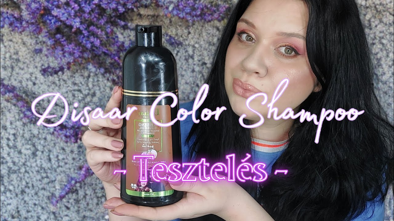 Disaar Hair Color Shampoo bemutatása || hajszínezés || vélemény