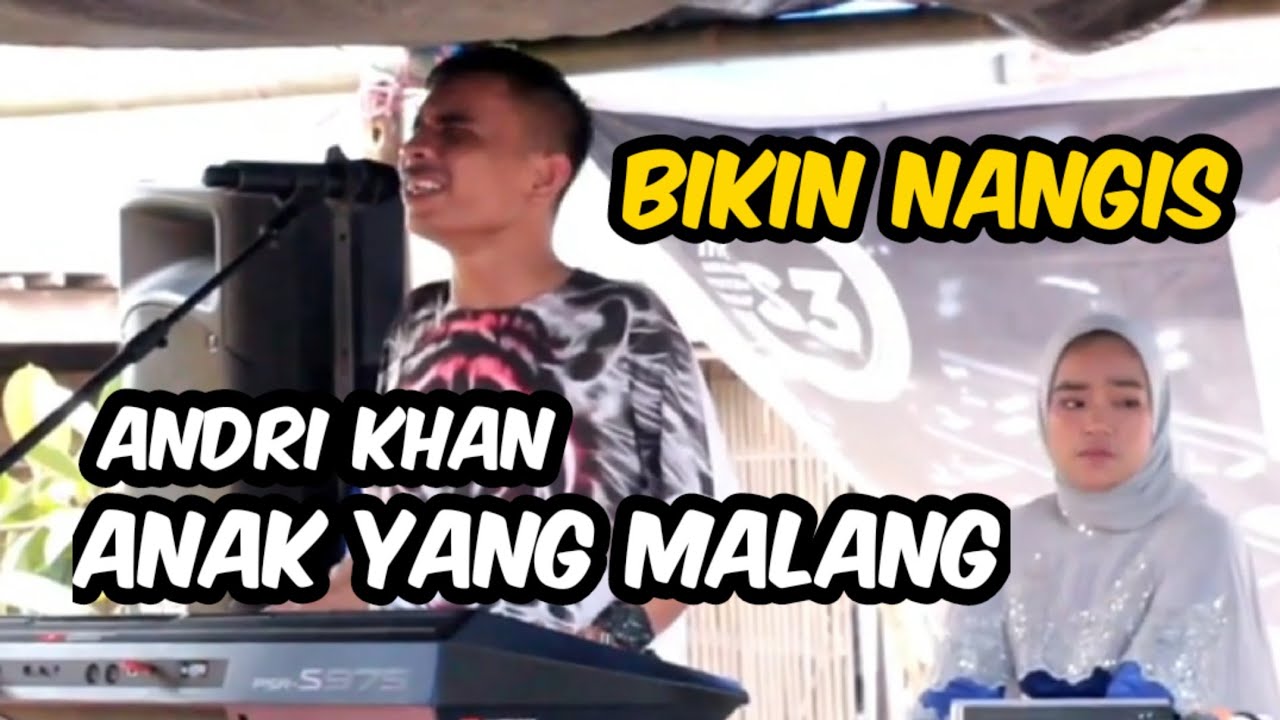 ANDRI KHAN BIKIN NANGIS PENONTON || ANAK YANG MALANG Cipt: H. Rhoma Irama || Live Wiwin Music