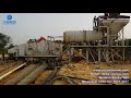 Modular alluvial gold ore mining process plant