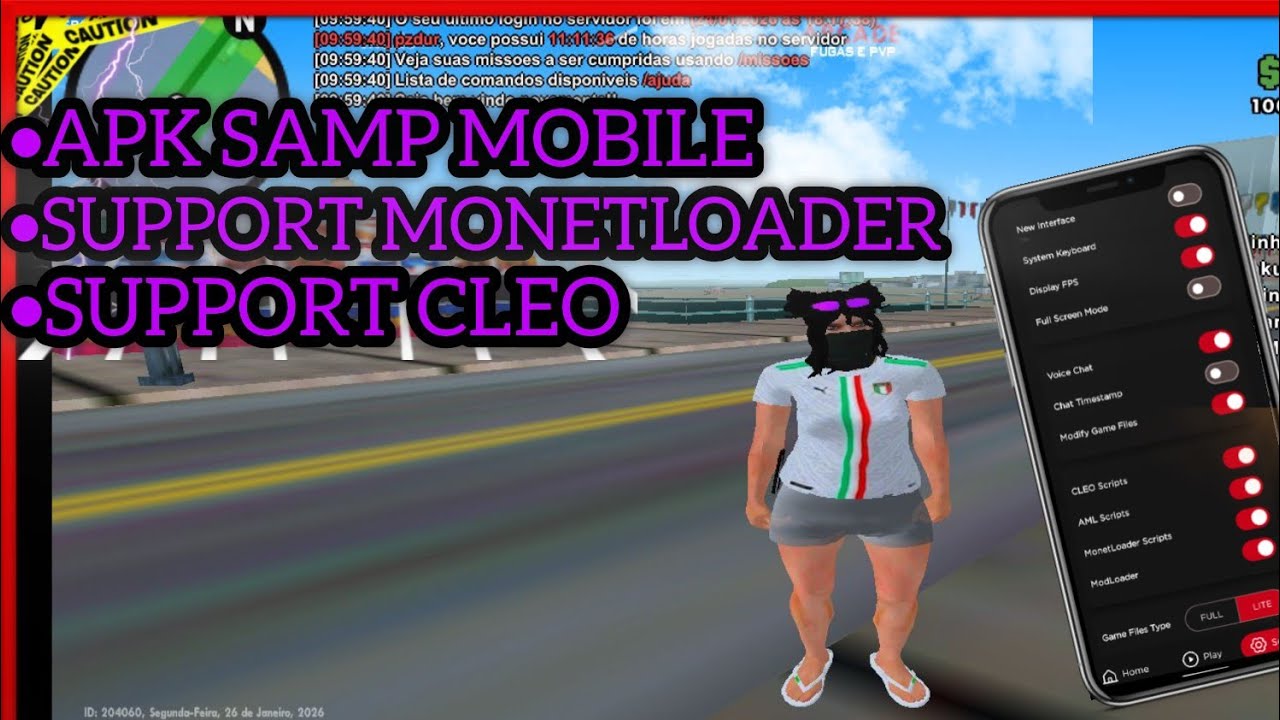 SAIU😱 APK SAMP MOBILE 1.7 PARA ANDROID 7/14 