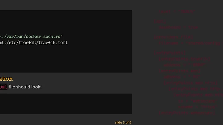 Solving Traefik Config Issues: A Guide to Properly Using TOML Files in Docker Environments