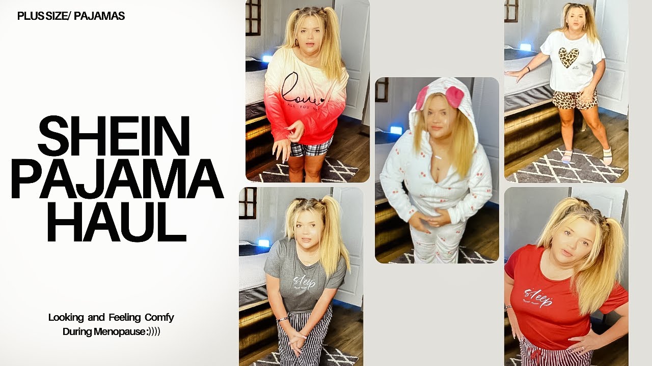 AFFORDABLE PAJAMA HAUL /PLUS SIZE / MENOPAUSE/ HOT FLASHES YouTube