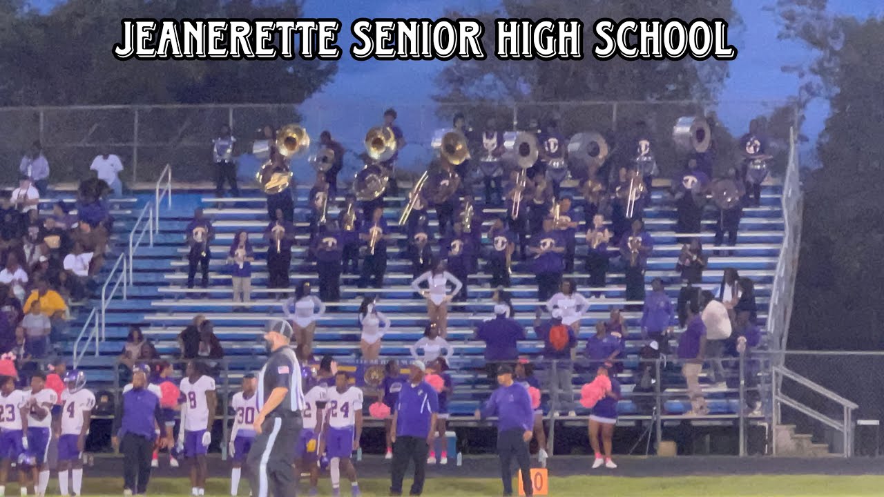 Jeanerette Sr. High "Purple Marching Machine" Band • “Highlights” | Jeanerette vs West St. Mary 2024
