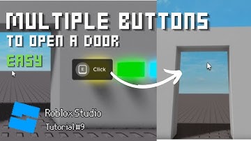 How to Make a "Proximity Prompt Door Buttons" in Roblox Studio | 2022