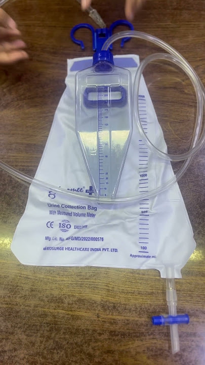 GINOMEE PLUS URINE COLLECTION BAG WITH MEASURED VOLUME METER