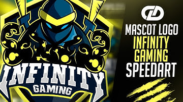 SPEED ART | Mascot logo to Infinity Gaming | GoNaDesign