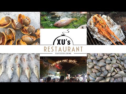 Video Quán Xu nhà hàng hải sản tươi sống ngon ở Chợ đêm Phú... - youtube
