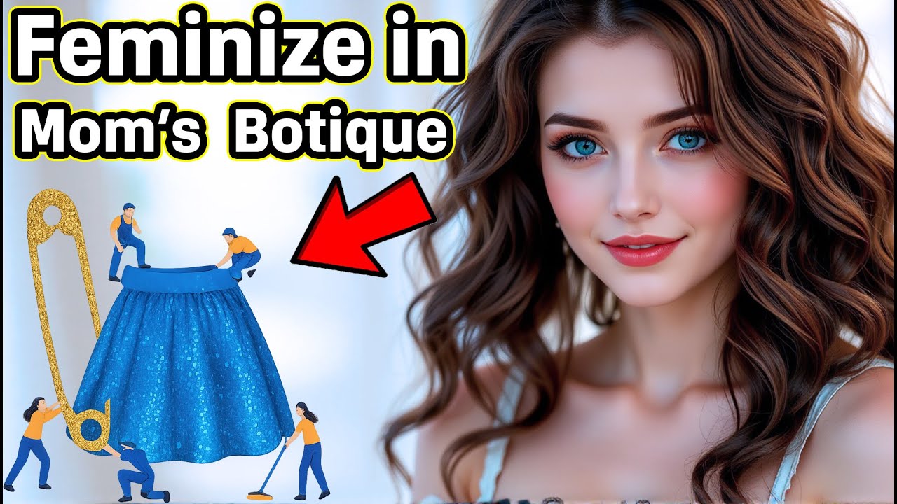 I Feminized Myself in My Stepmother’s Boutique l Crossdressing Stories #mtf