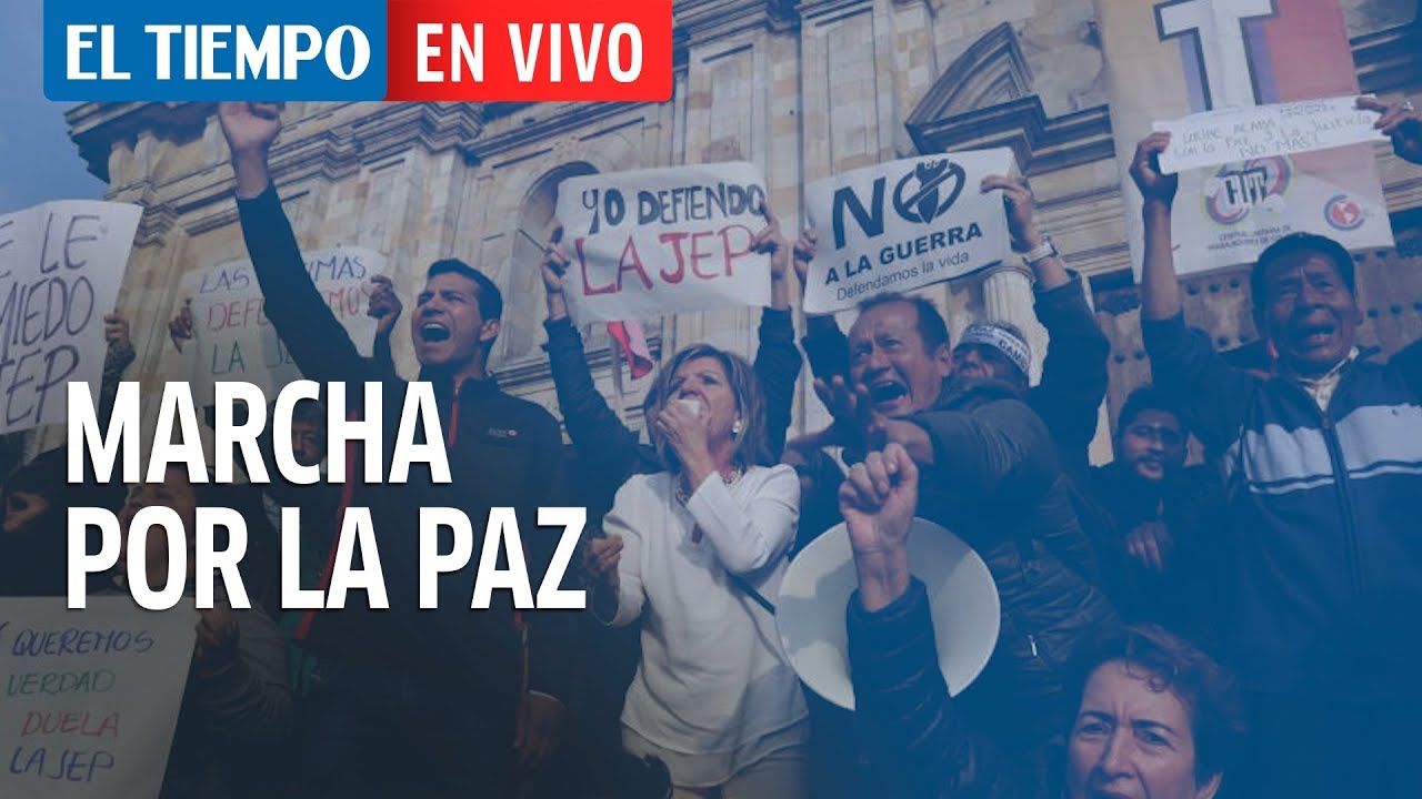 En vivo: Así avanza la marcha por la paz - YouTube