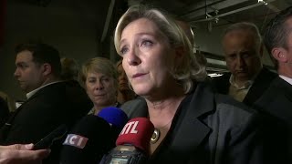 Marine Le Pen qualifie "d'attaque gratuite", l'agression de sa fille hier soir