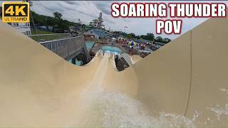 Soaring Thunder POV (4K 60FPS), Runaway Rapids Mat Slide | Non-Copyright