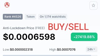 How To Buy/Sell Anti-Lockdown Token on Trust Wallet | How To Buy/Sell (FREE) Token on uniswap