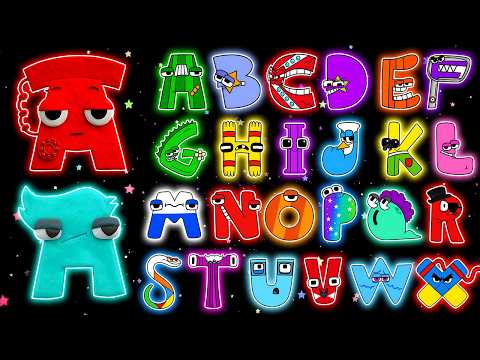 4 Fun Alphabet Character Worlds | ABC Song for Kids | Learn A–Z
