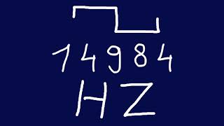 14984 hz square