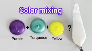 Guess the final colors 🎨 | Satisfying video| Art video| Color mixing video| Painting mixing video