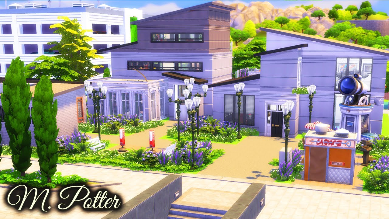The Sims 4: Foxbury Commons 🦞🥳 (No CC)  //Speed Build