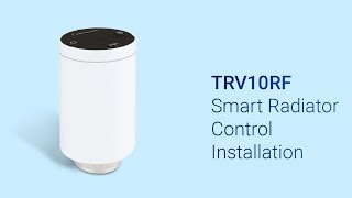Install SALUS (TRV10RF) Smart Radiator Control - YouTube