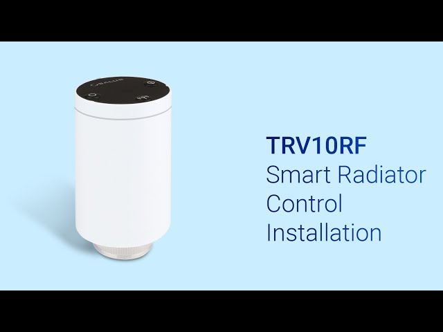 Install SALUS (TRV10RF) Smart Radiator Control - YouTube