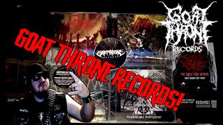 Goat Throne Records Review! | Metal Album Pickups!