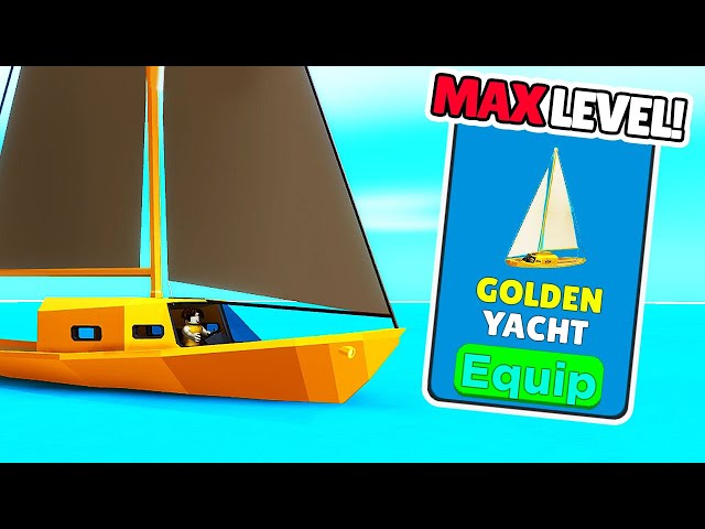 Golden Yacht Fishing Simulator Update In Roblox - roblox fishing simulator yacht