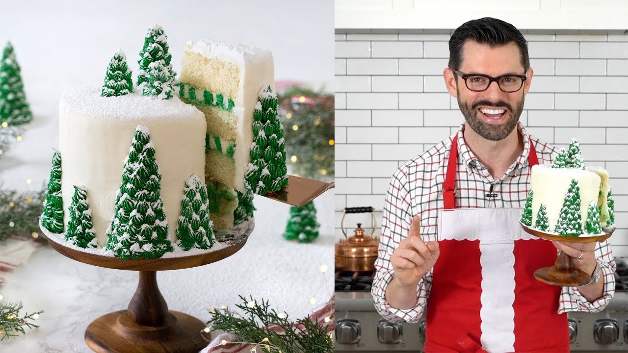 How to Make a Christmas Tree Cake 