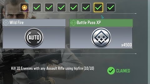 Kill 10 Enemies with any Assault Rifle using hipfire ✅