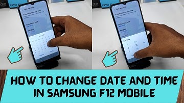 How to Change Date and time in Samsung Galaxy F12| How to Change Date & Time on SAMSUNG Galaxy F12