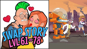 🏅 SWAP STORY 🤪😂🤣 Level 61 ~ 78 🧩 Gameplay Walkthrough