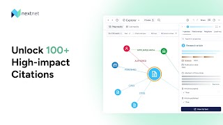 Unlock 100+ High - Impact Citations In Seconds With Nextnet Explorer