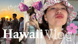 Hawaii Vlogフッ軽15人で大人の修学旅行In Hawaii笑